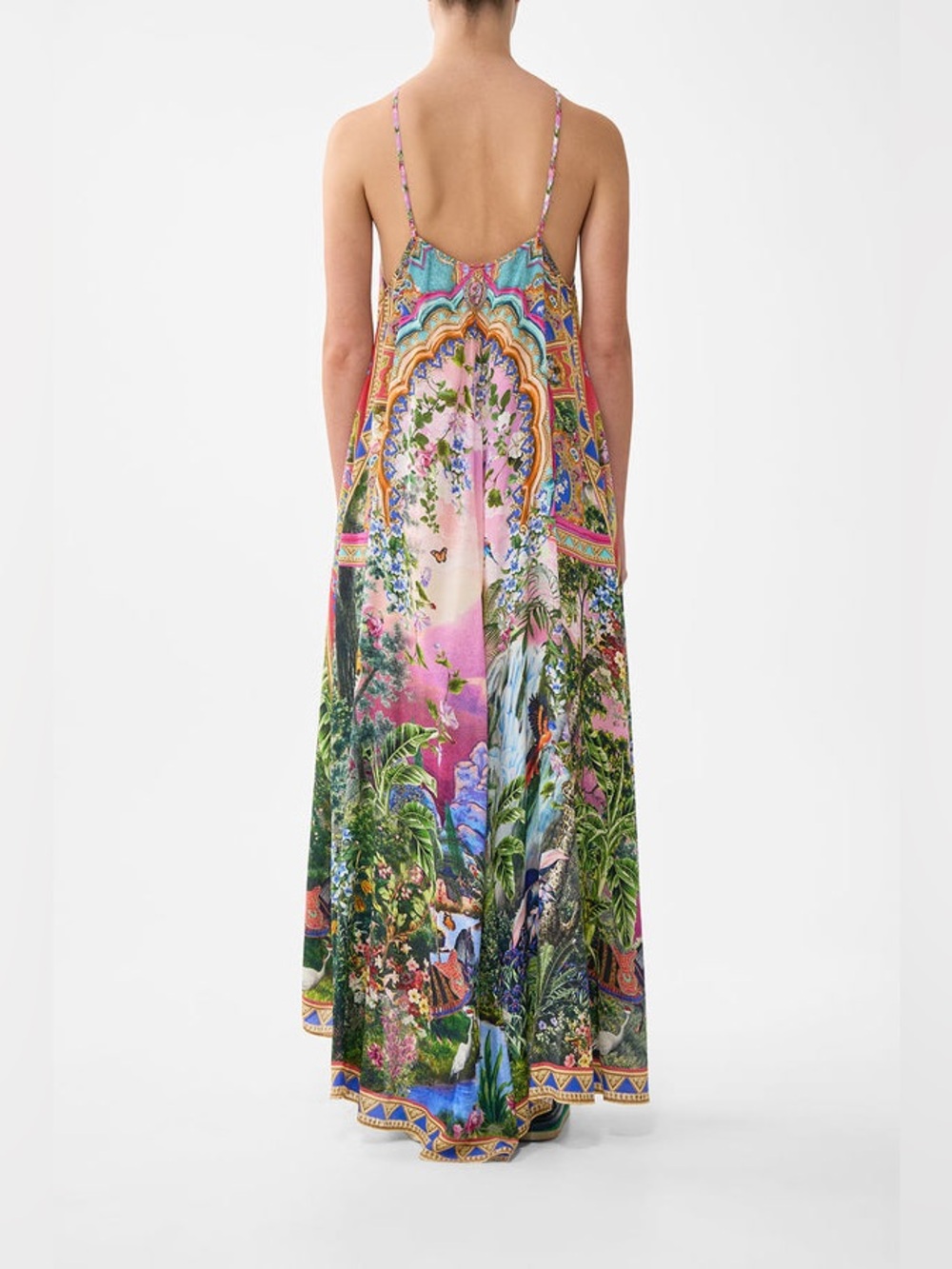 Camilla Turkish Delight Silk Hardware Maxi Dress Small NWT - Picture 4 of 6